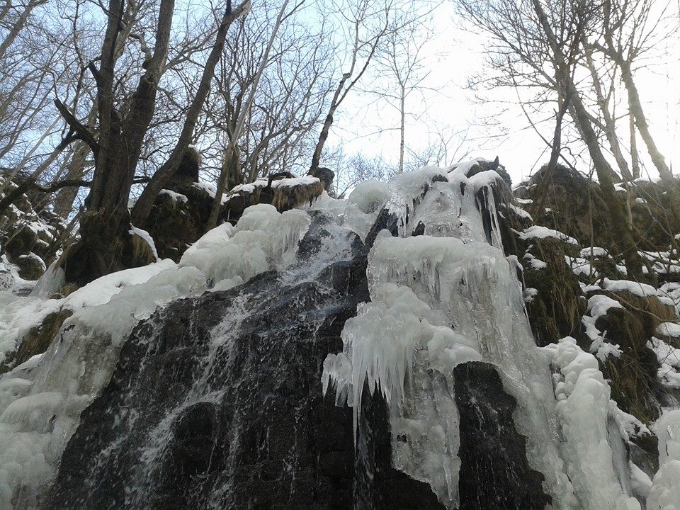 Campsite France Auvergne : Visitez les cascades de Cheylades proche du Puy Mary.