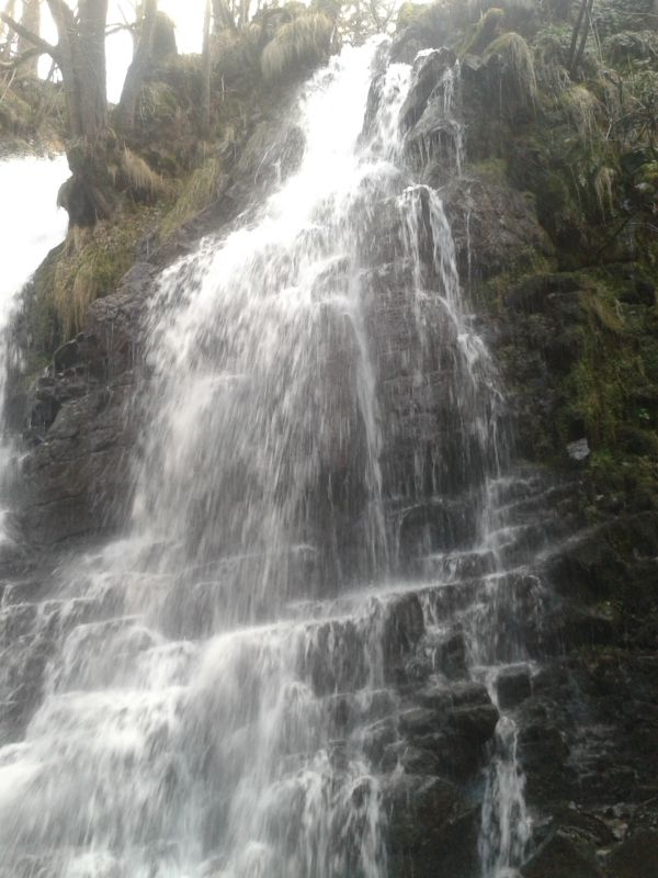 Campsite France Auvergne : Les cascades du lac de Cheylade, lieu magique et naturel